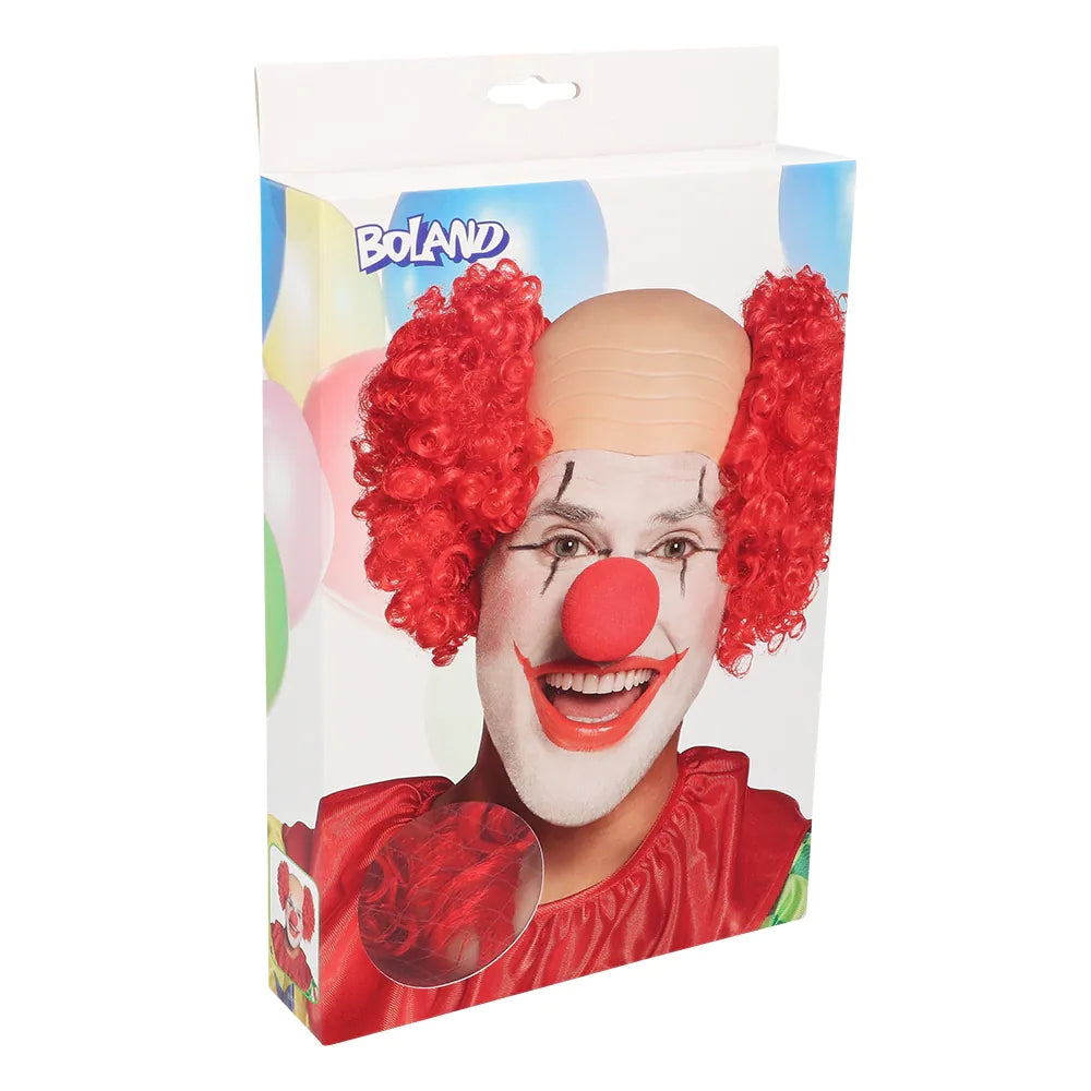 Perruque Clown Baldy Rouge