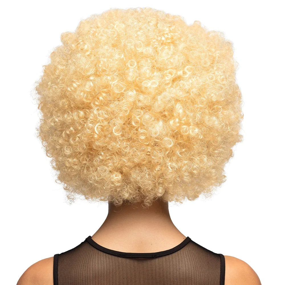 Perruque Afro Blonde