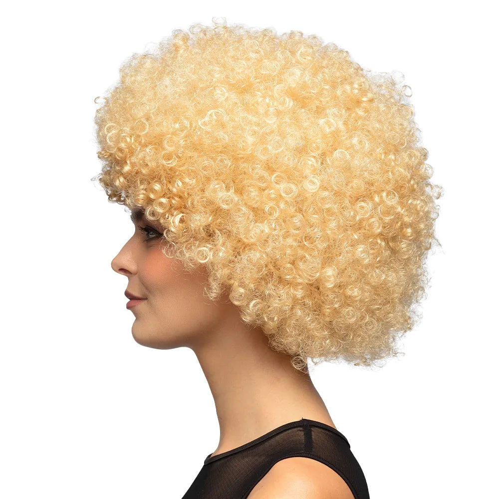 Perruque Afro Blonde