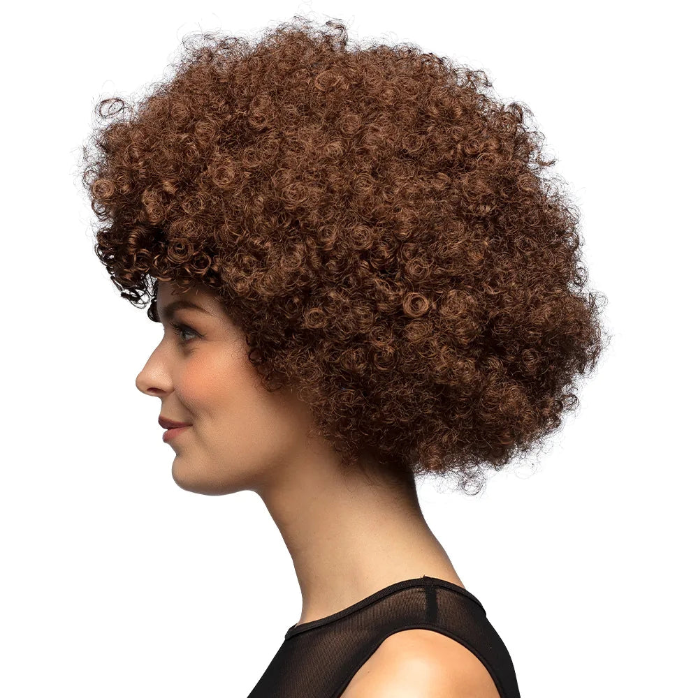 Perruque Afro Marron