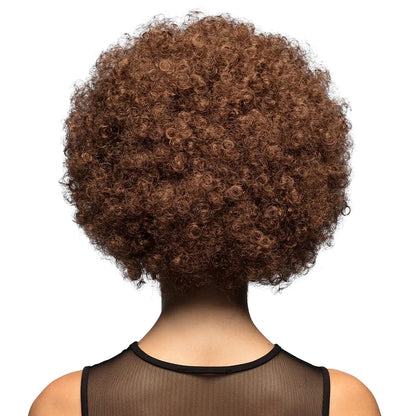 Perruque Afro Marron