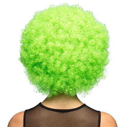 Perruque Afro Verte