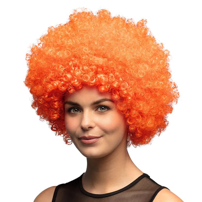 Perruque Afro Orange