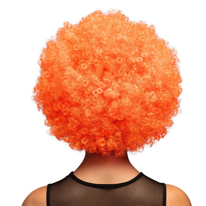 Perruque Afro Orange