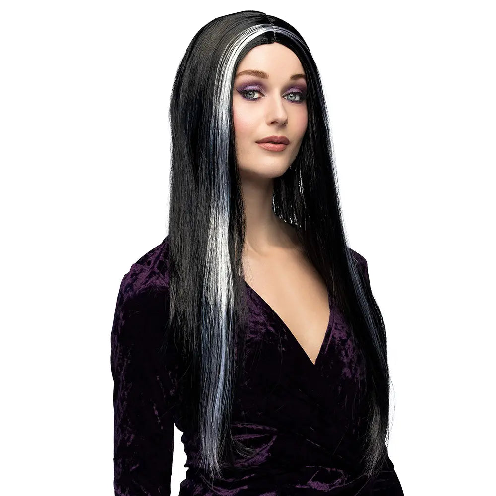 Perruque Sorcière Noir & Blanc