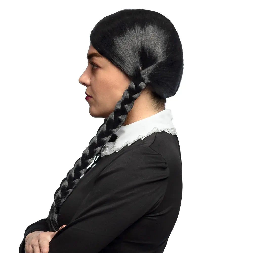 Perruque Mercredi Addams