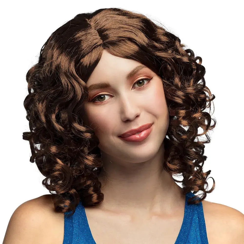 Perruque Cocktail Brun