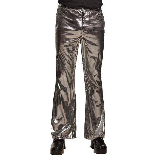 Pantalon de Danse / Disco - Argent (Adulte Taille M/L)