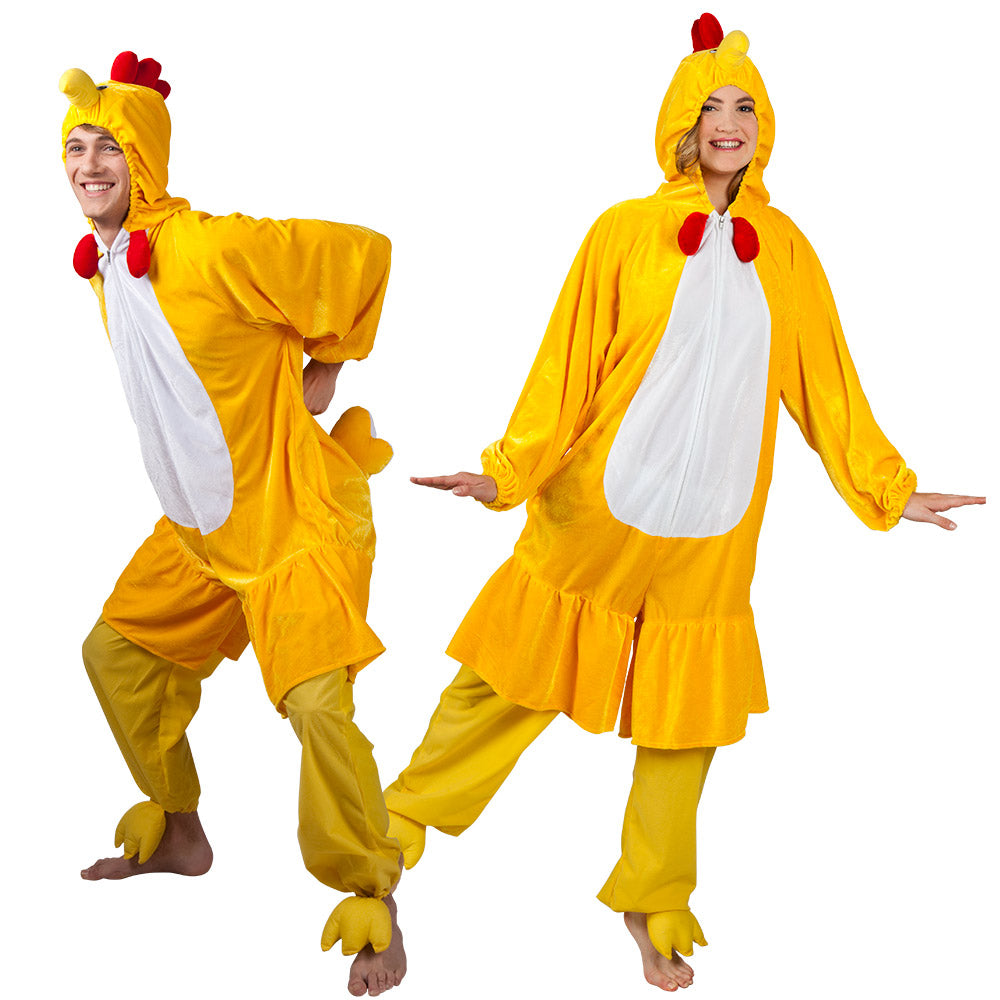 Costume adulte Poulet peluche