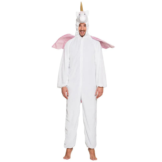 Costume adulte Licorne peluche