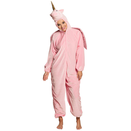 Costume adulte Licorne peluche