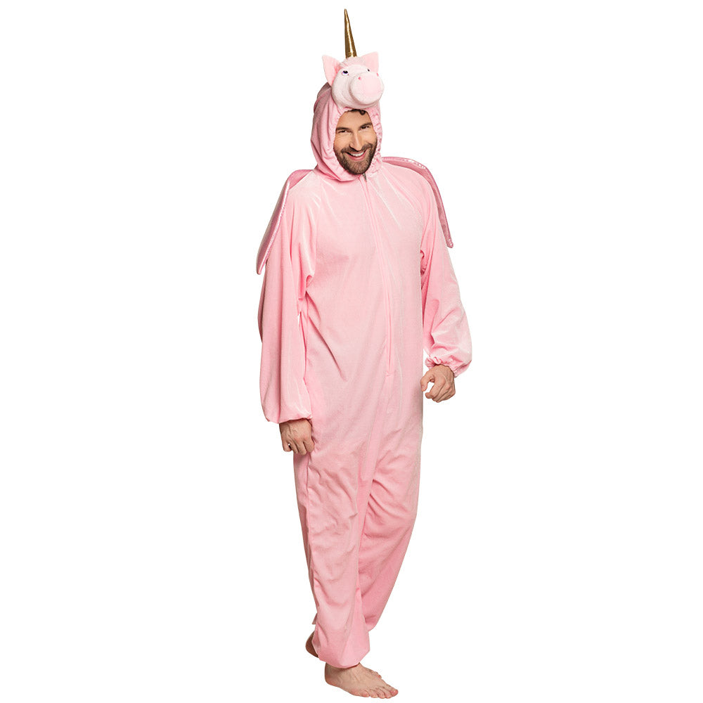 Costume adulte Licorne peluche