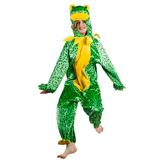 Costume adolescent Grenouille peluche