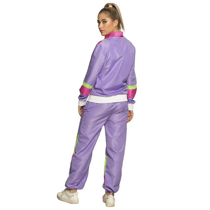 Survêtement Retro violet (Femme Taille XL)