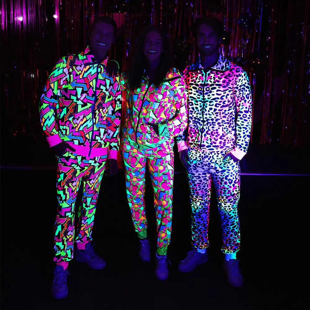 Survêtement Street Art fluorescent (Homme Taille L)