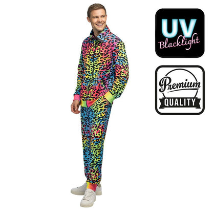 Survêtement Leopard Art homme fluorescent (S) qualité supérieure