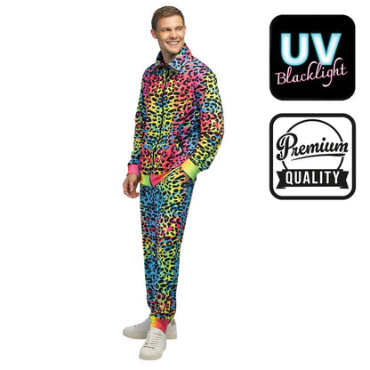Survêtement Leopard Art fluorescent (Homme Taille M)