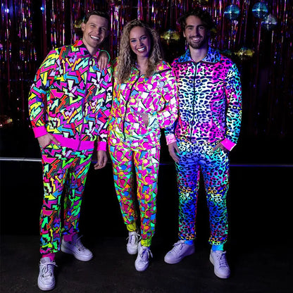 Survêtement Leopard Art fluorescent (Homme Taille L)