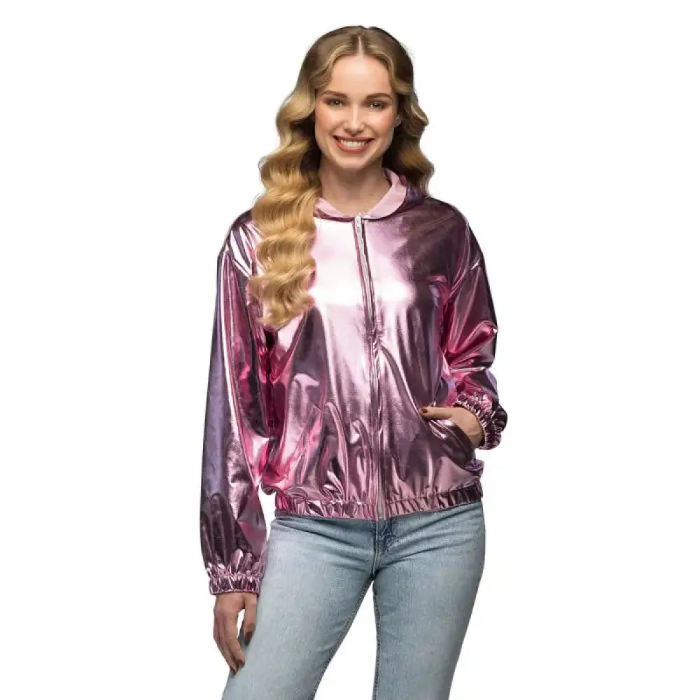 Veste Femme ''Rave Métallique'' Rose - M