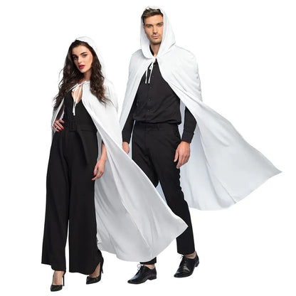 Cape à Capuche - Blanc - 180 cm