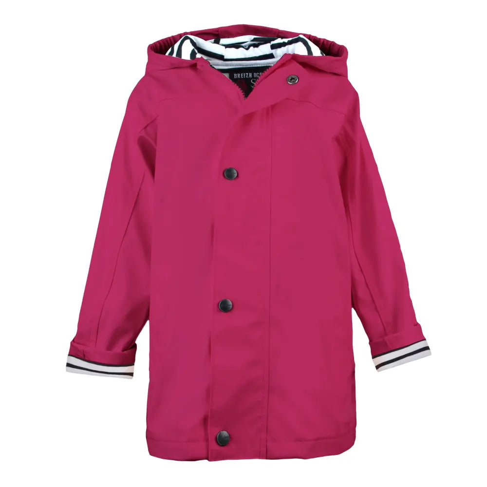 Ciré mixte coupe droite, Fuschia Enfant Taille 14 A