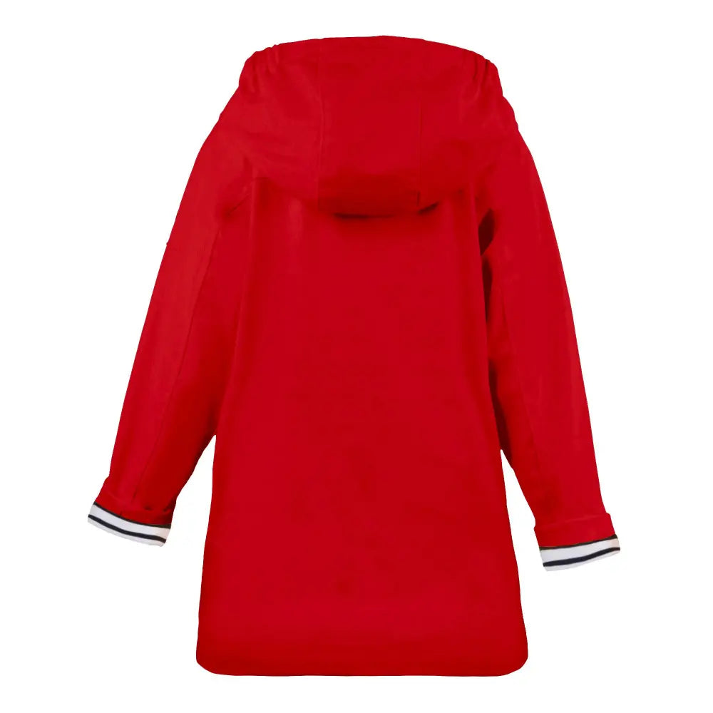 Ciré mixte coupe droite, Rouge Enfant Taille 4 A