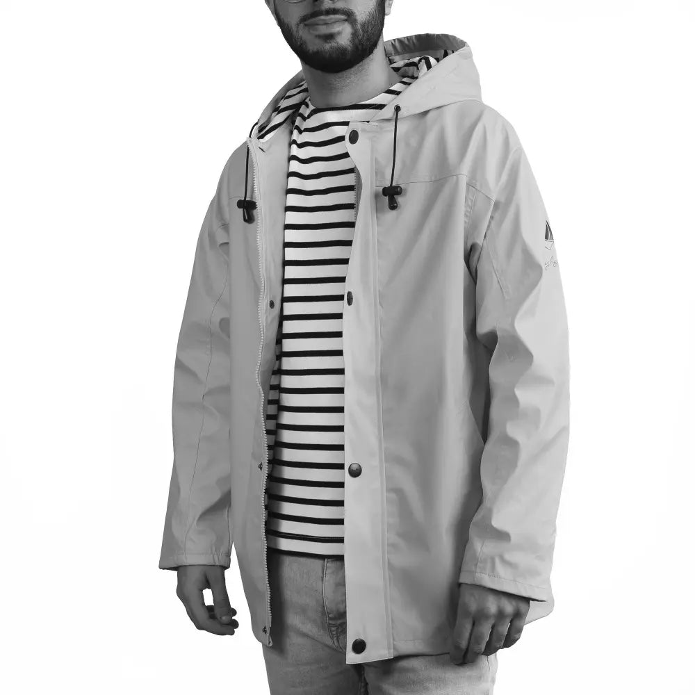 Ciré mixte coupe droite, Bleu Ciel 4XL