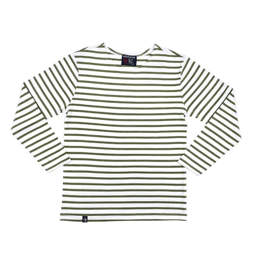 Marinière mixte 100% Coton épais BIO - KAKI 2XL