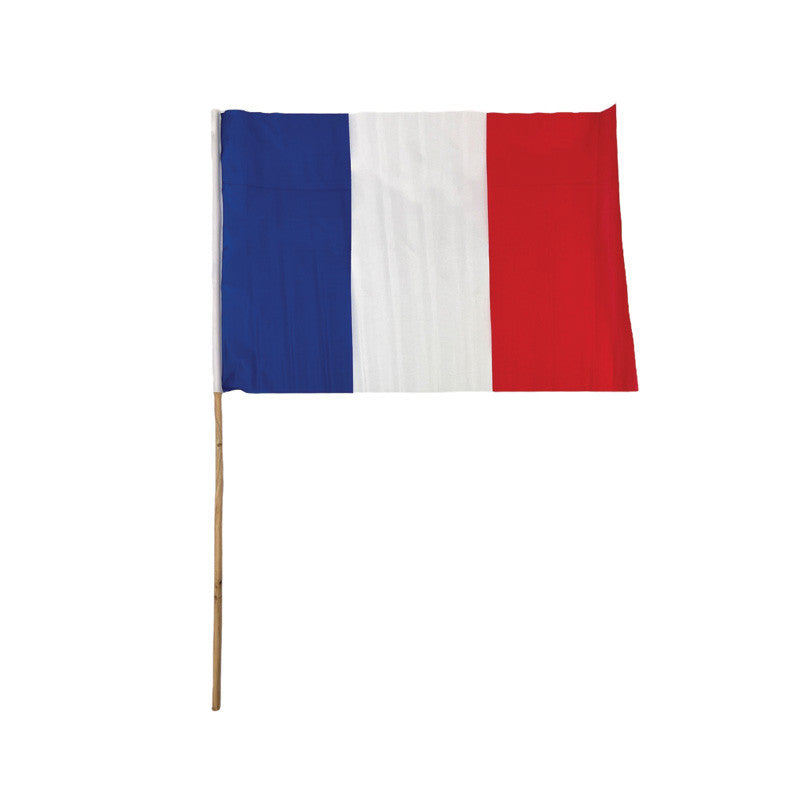 Drapeau avec hampe France