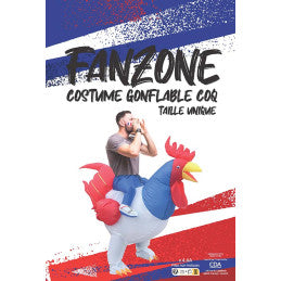 Costume gonflable Coq France