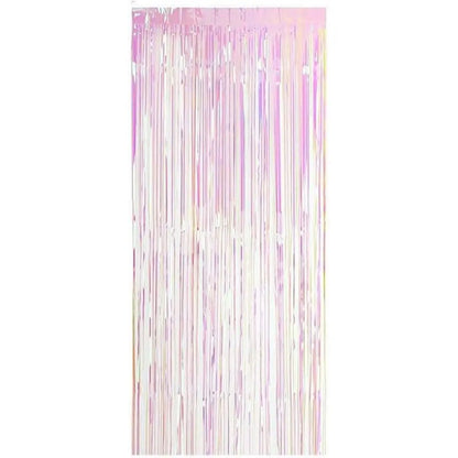 Rideau Franges Holographique - Scintillant - 100x200cm