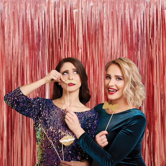 Rideau Franges Holographique - Rose Gold - 100x200cm