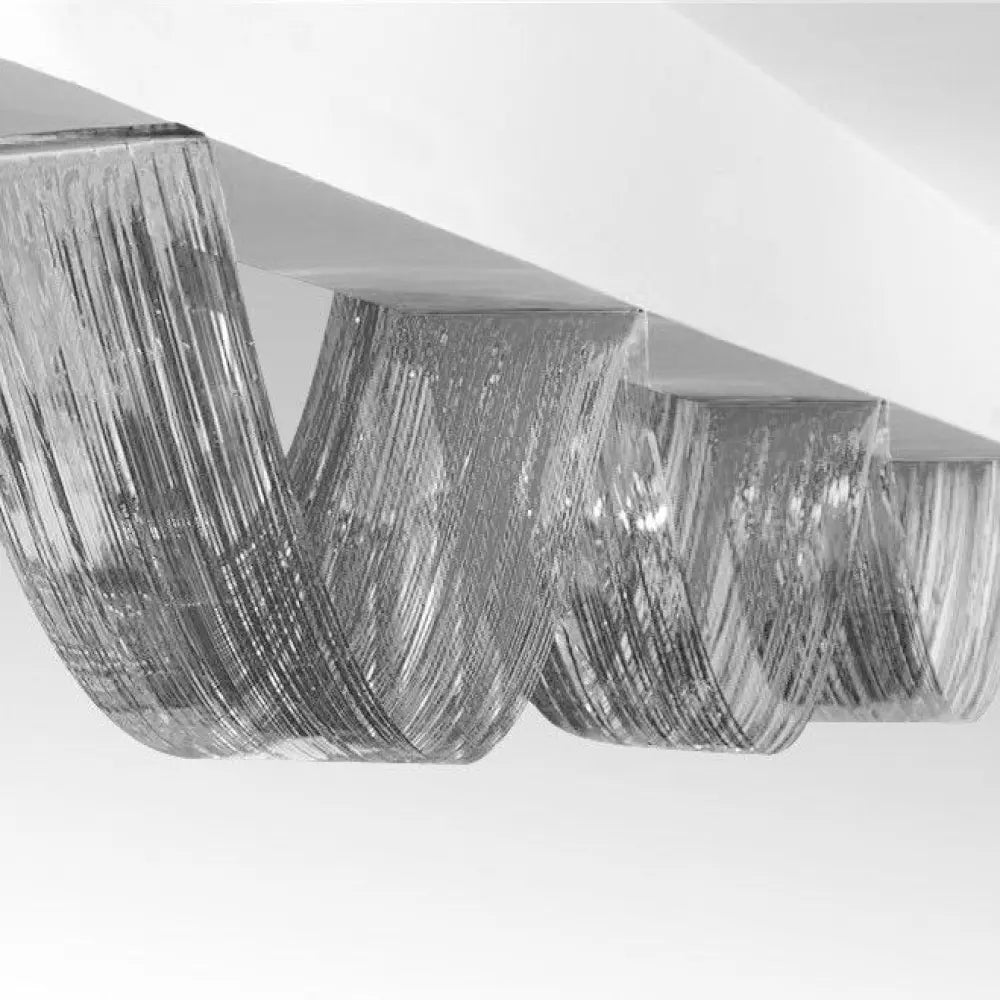 Décoration Plafond ''WAVE FOIL'' - Argent - 50x450cm