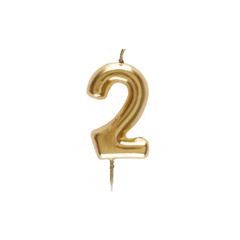 Bougie métallique, OR - "2"
