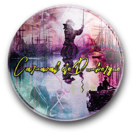 Badge Carnaval de Dunkerque (affiche alternative)