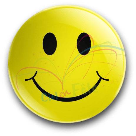 Badge Smiley souriant