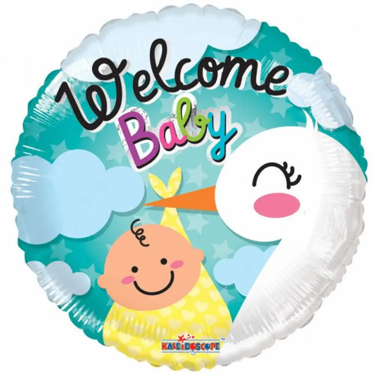 Ballon Alu 46cm - Welcome Baby