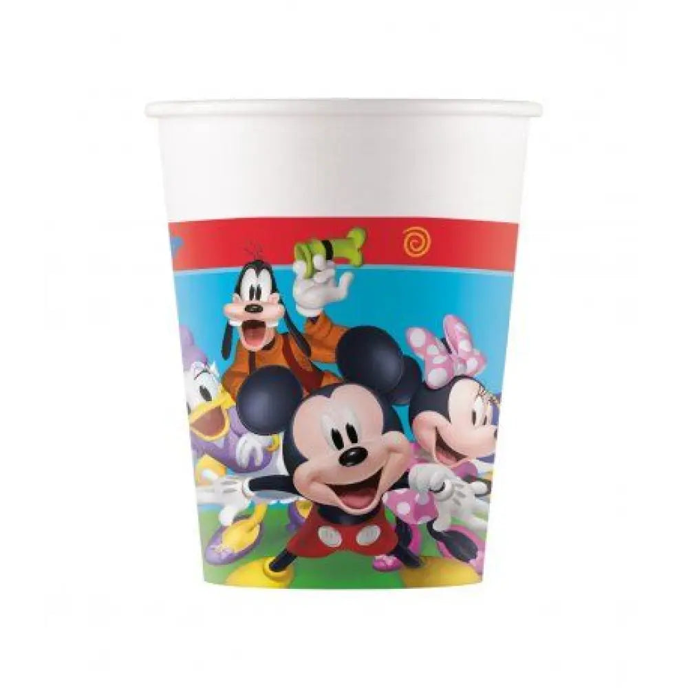 8 Gobelets en Carton 20cl - Mickey
