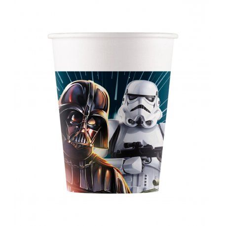 8 Gobelets en Carton 20cl - Star Wars