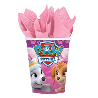 8 Gobelets en Carton 25cl - Paw Patrol