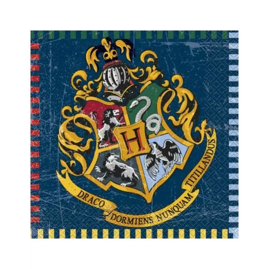 16 Serviettes en Papier 33cm - Harry Potter