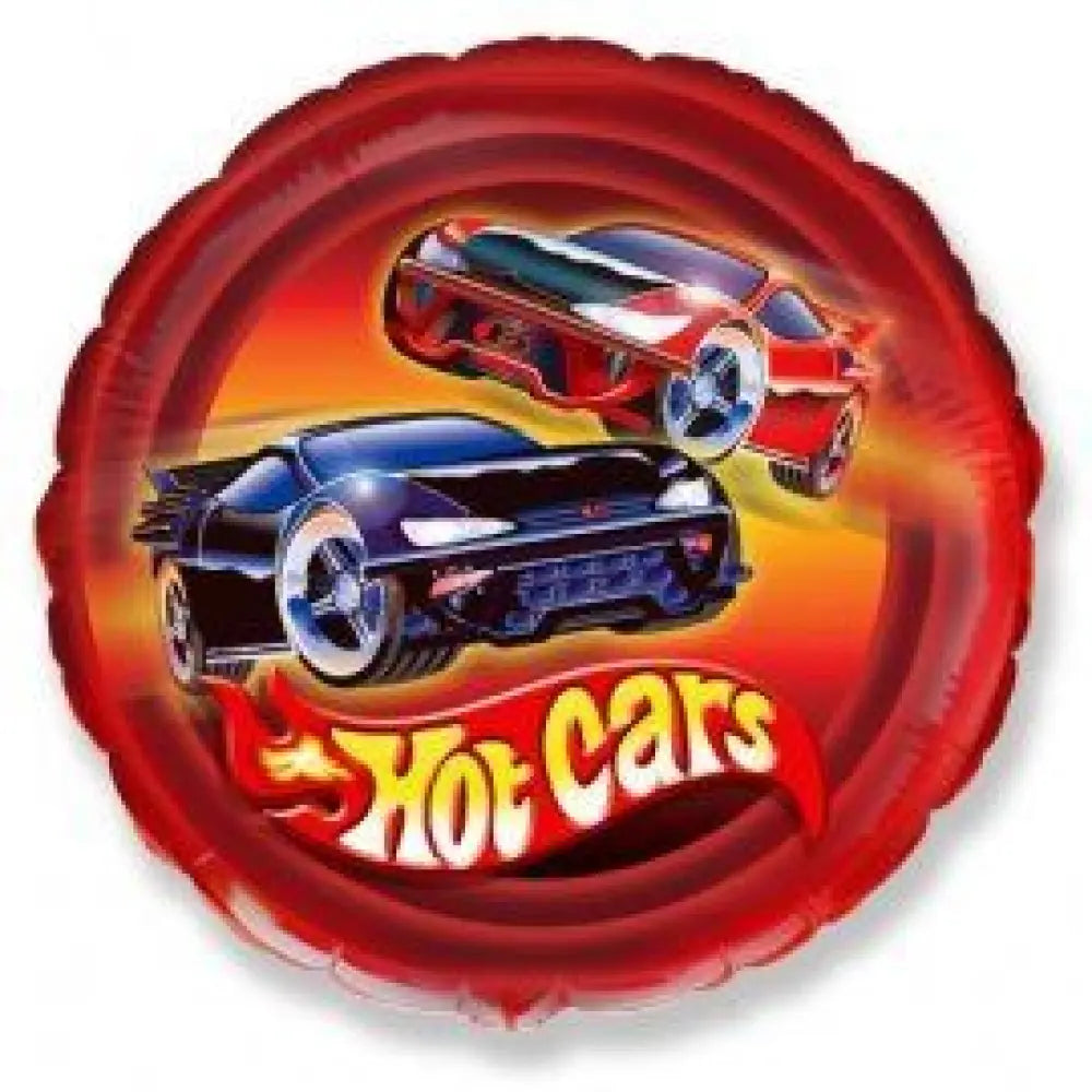 Ballon Alu 45cm - Hot Cars