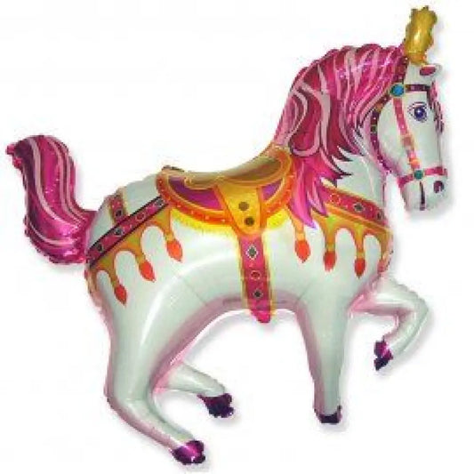 Ballon Alu 98x90cm - Cheval Carrousel
