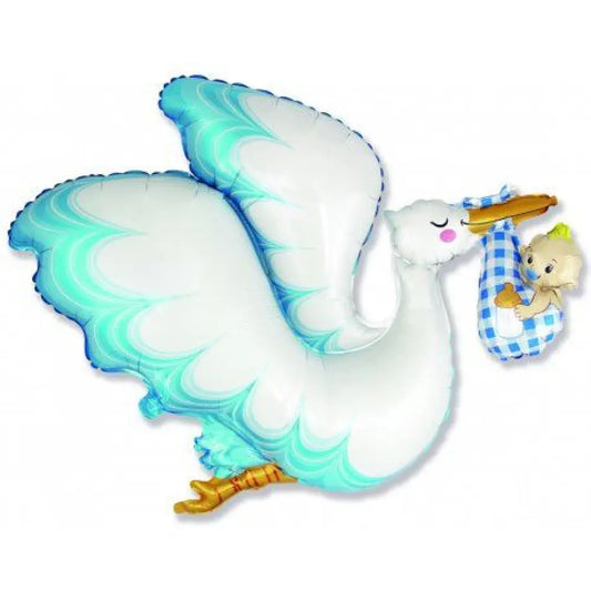 Ballon Alu 96x80cm - Cigogne Boy