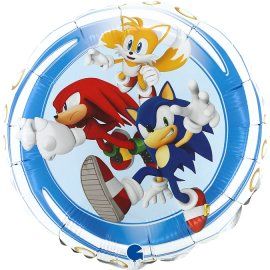 Ballon Alu 45cm - Sonic