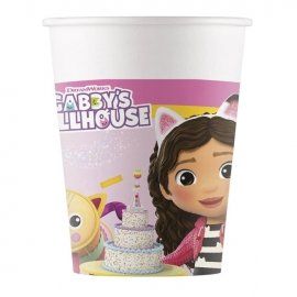 8 Gobelets en Carton 25cl - GABBYS DOLLHOUSE