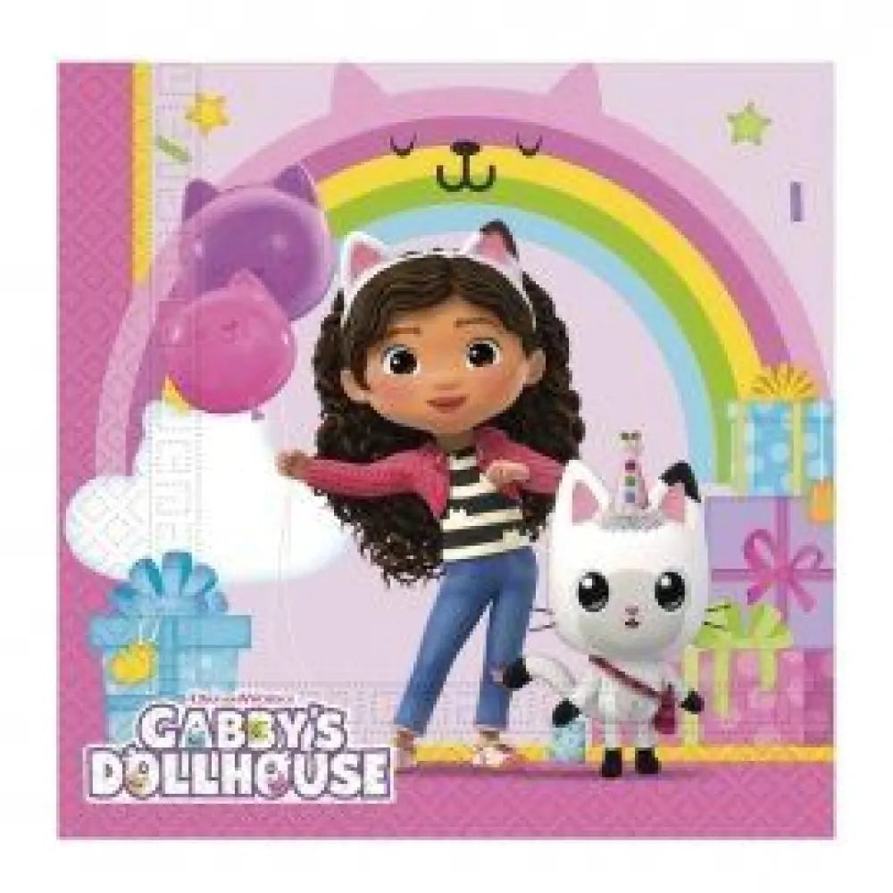 20 Serviettes en Papier 33cm - GABBYS DOLLHOUSE