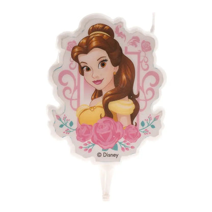 Bougie 2D d'Anniversaire - Princesse Belle - H7.5cm