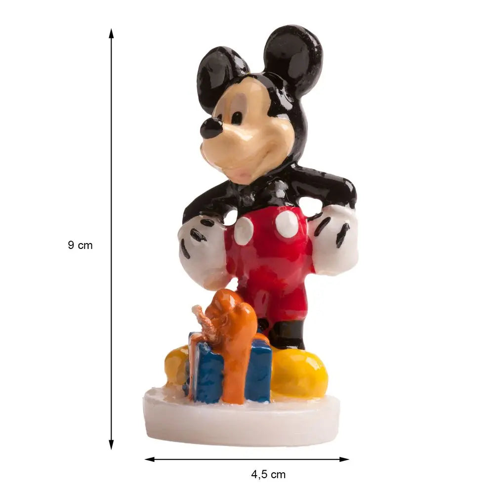 Bougie 3D d'Anniversaire - Mickey - H9cm
