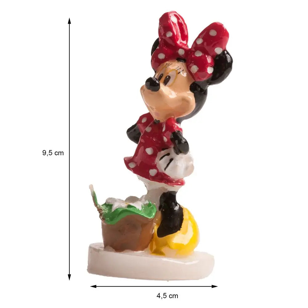 Bougie 3D d'Anniversaire - Minnie - H8cm